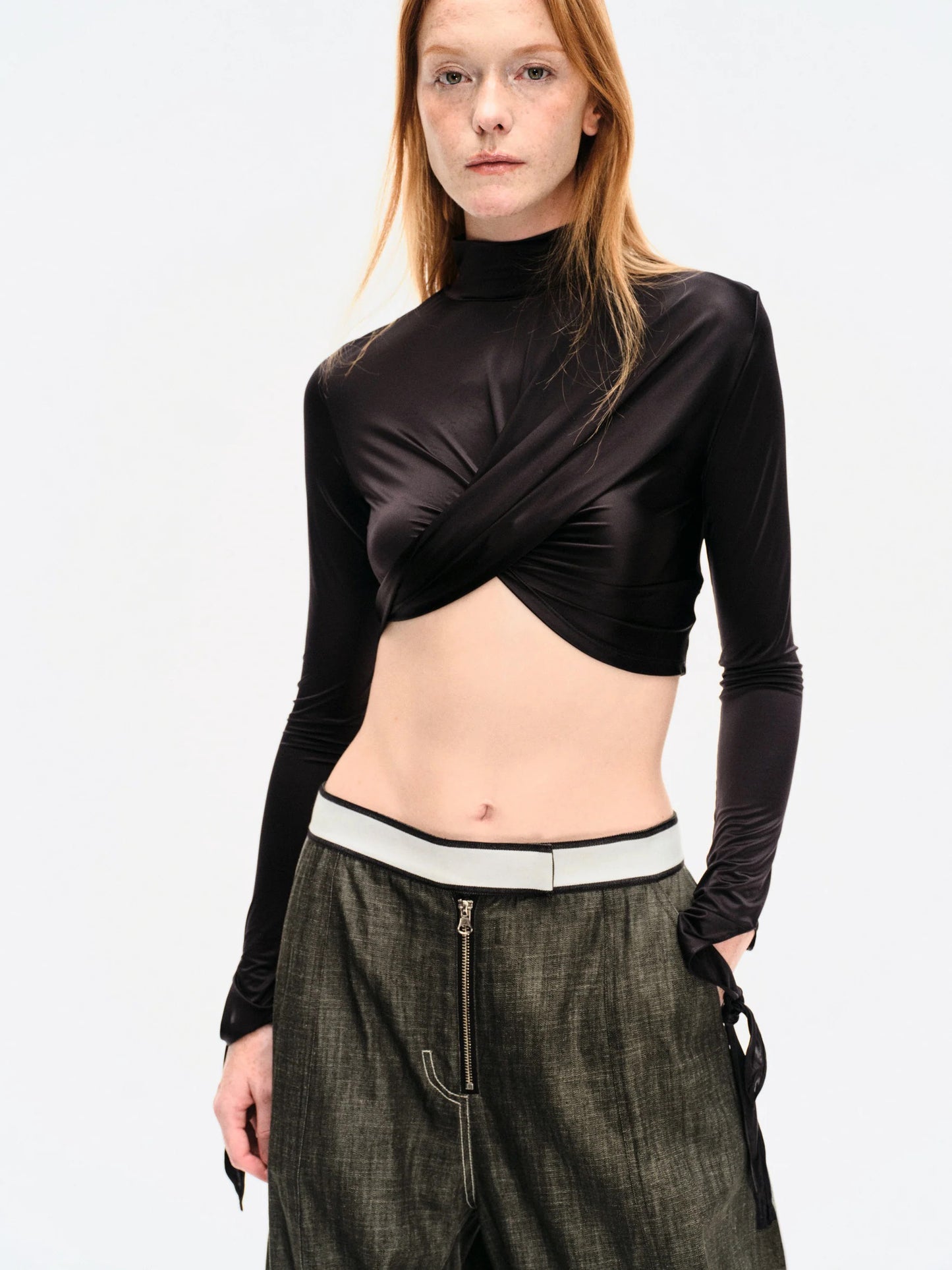 BARREL DENIM TROUSERS
