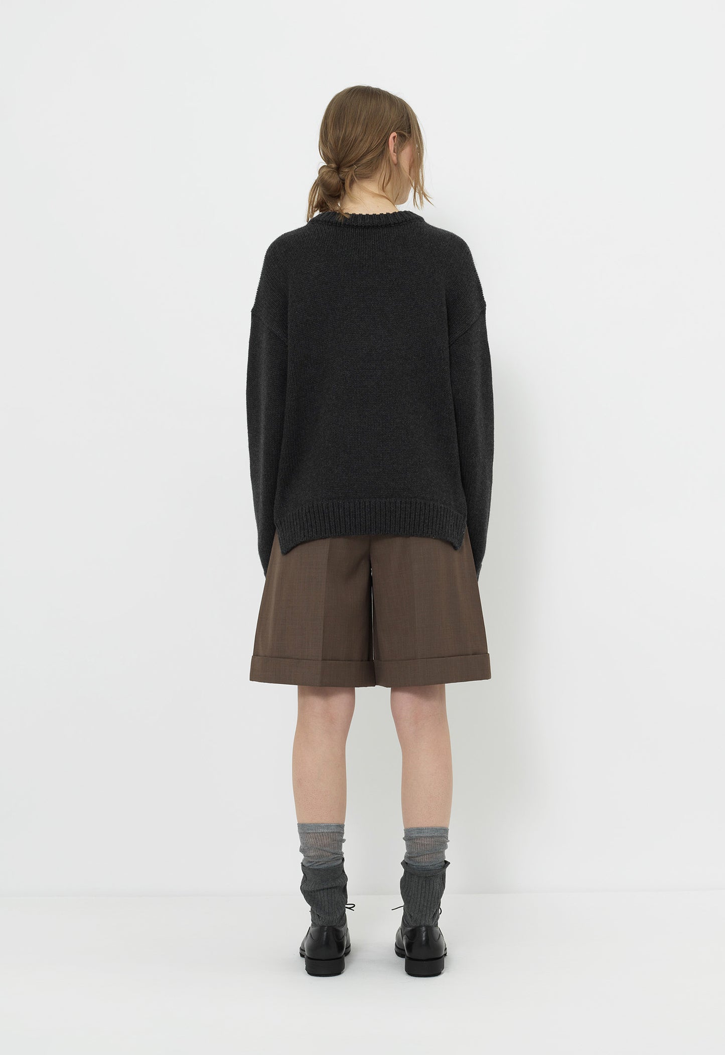 WOOL-CASHMERE KNIT SWEATER