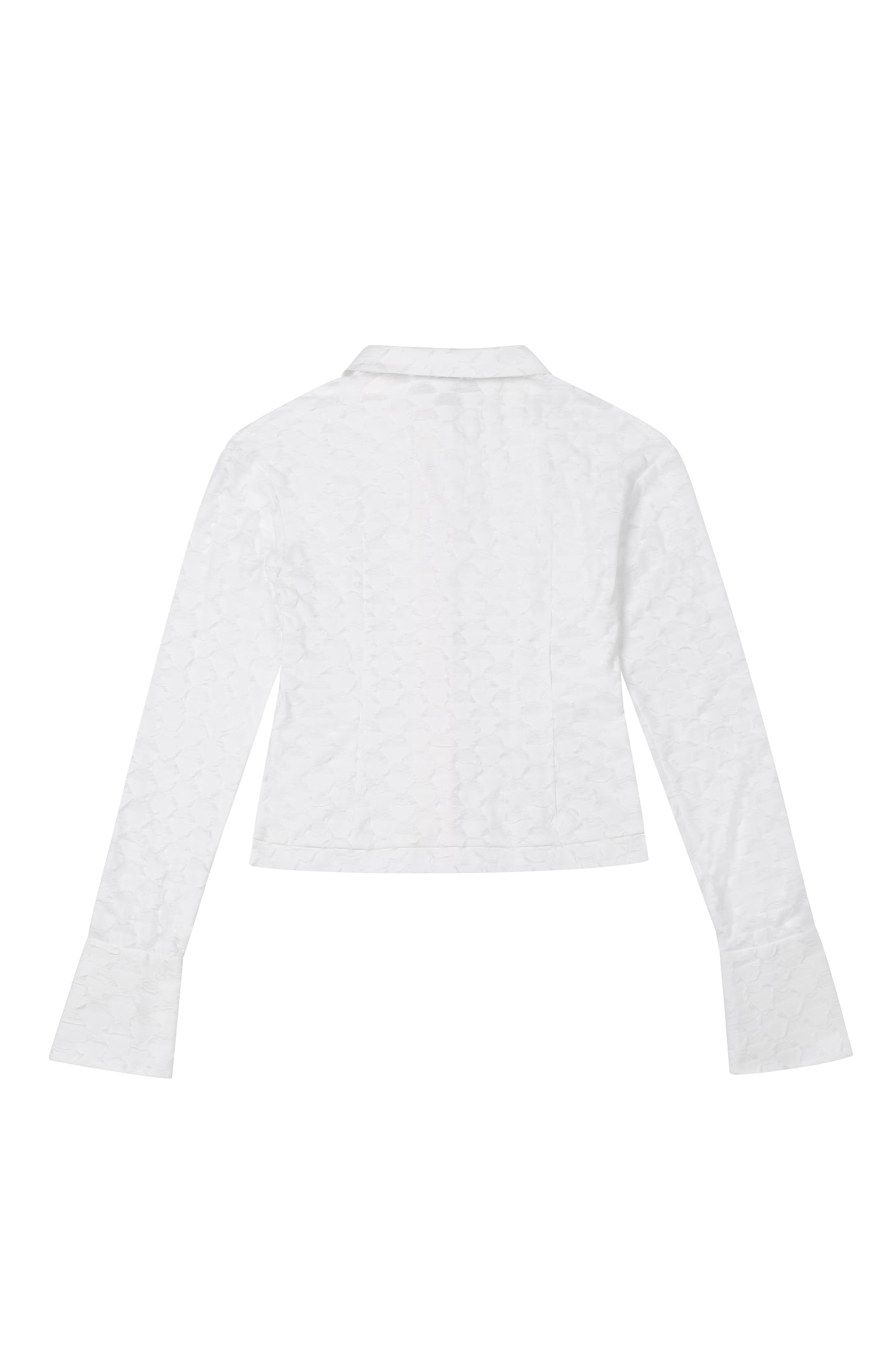 JACQUARD FRINGE SHIRT