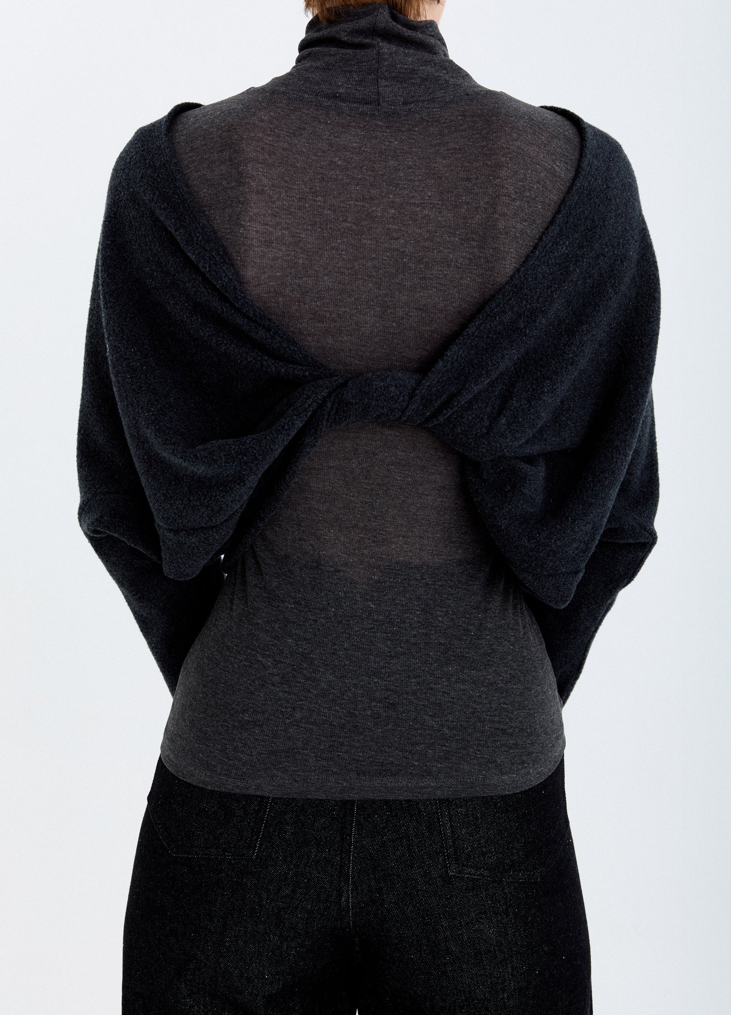 FLEECE REVERSIBLE TWISTED TOP