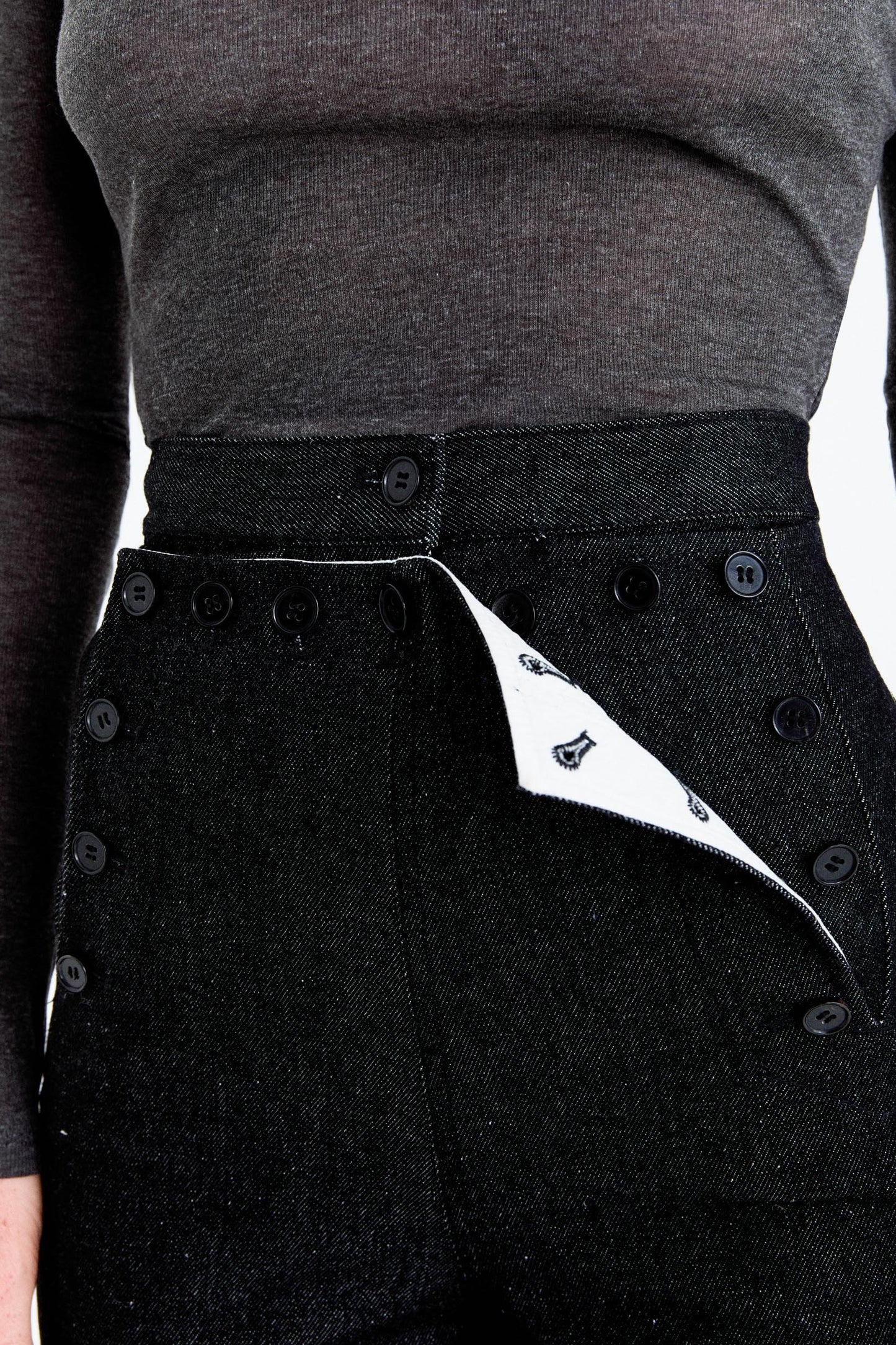 STONEWASHED SAILOR TROUSERS