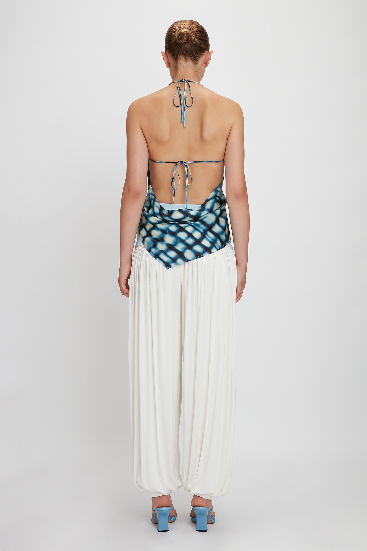 BIAS CUT PRINTED TOP