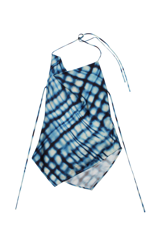 BIAS CUT PRINTED TOP