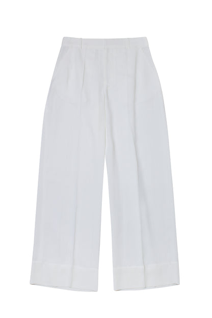 STRAIGHT LEG DROP TROUSERS