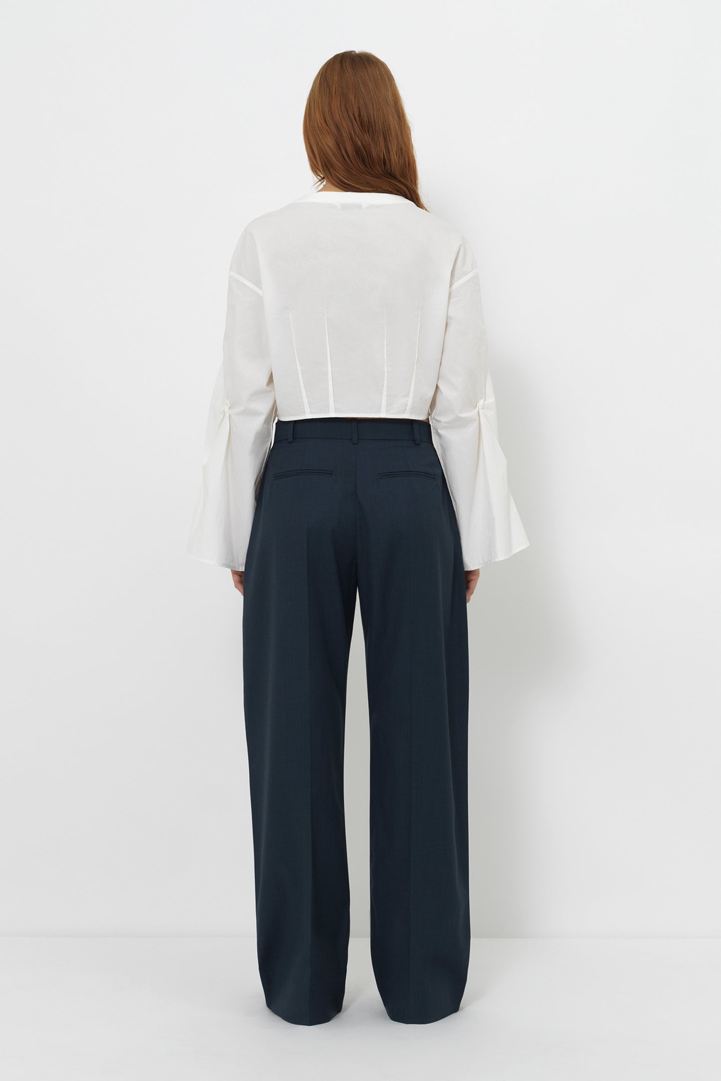 TAILORED WIDE-LEG TROUSERS