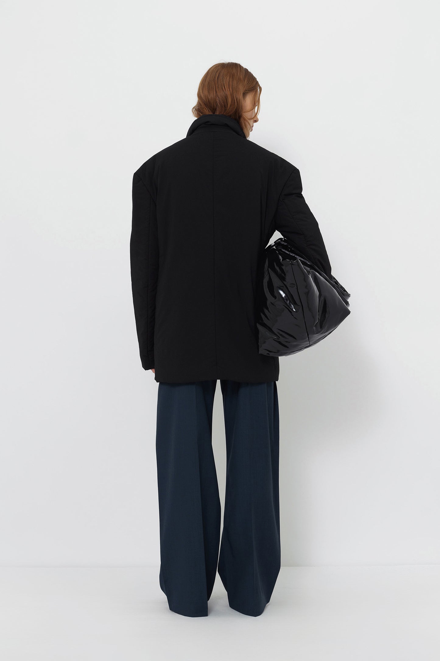 OVERSIZED DOUBLE-BREASTED PUFFER JACKET