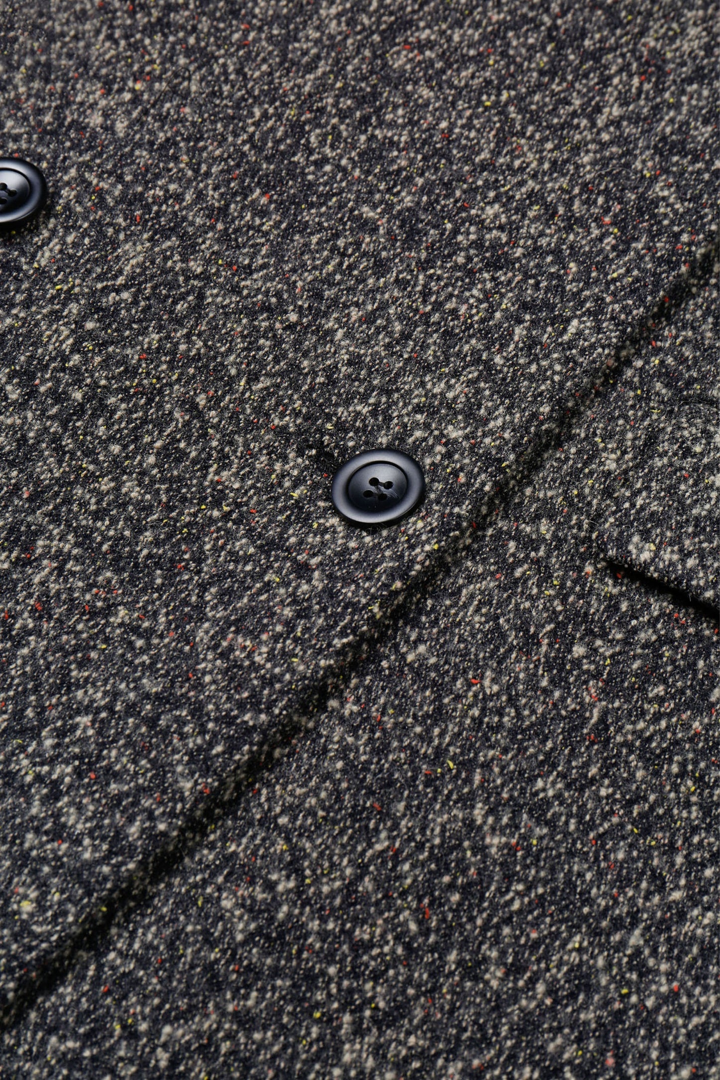 DOUBL FACE DOUBLE BREASTED WOOL COAT