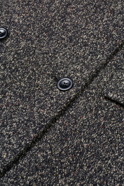 DOUBL FACE DOUBLE BREASTED WOOL COAT