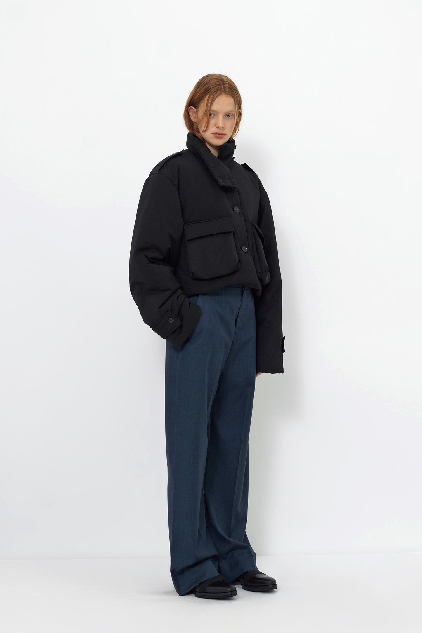 CROPPED PUFFER JACKET WITH 3M THINSULATE INSULATION