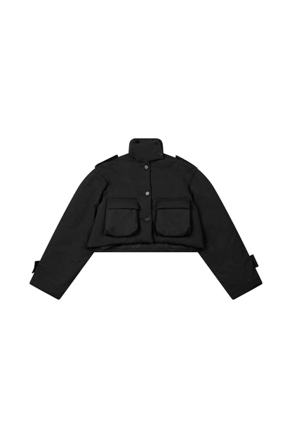 CROPPED PUFFER JACKET WITH 3M THINSULATE INSULATION