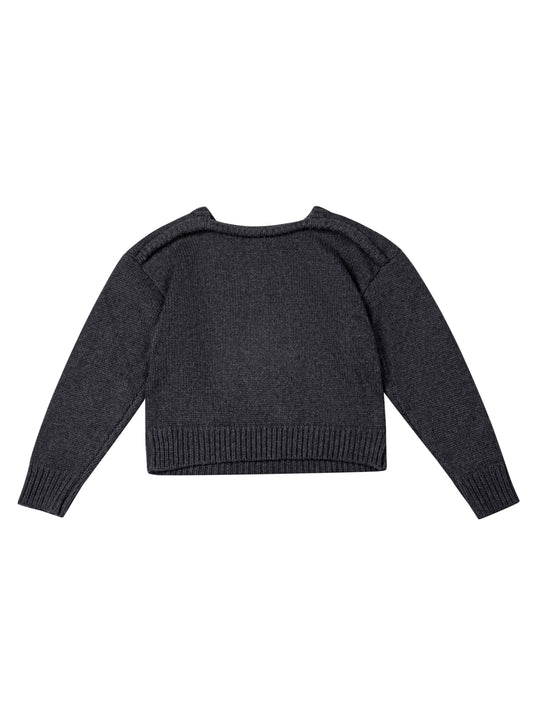 WOOL-CASHMERE KNIT SWEATER