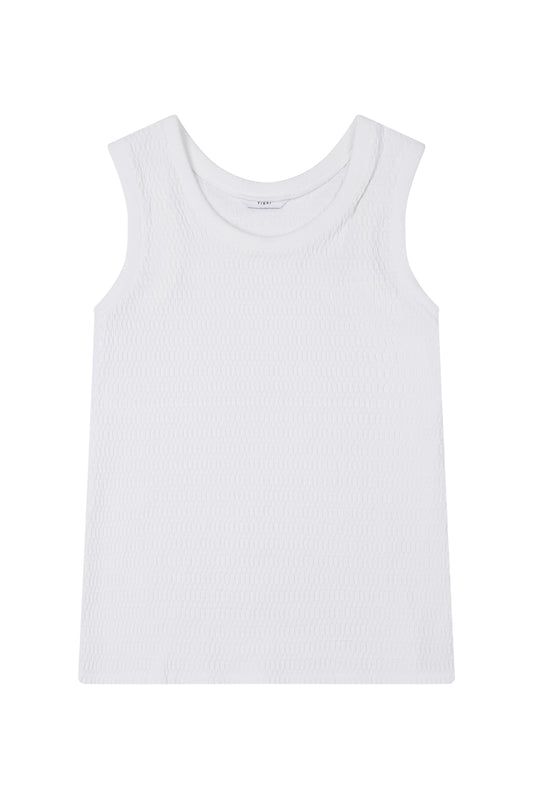 SLEEVELESS TEXTURED TOP