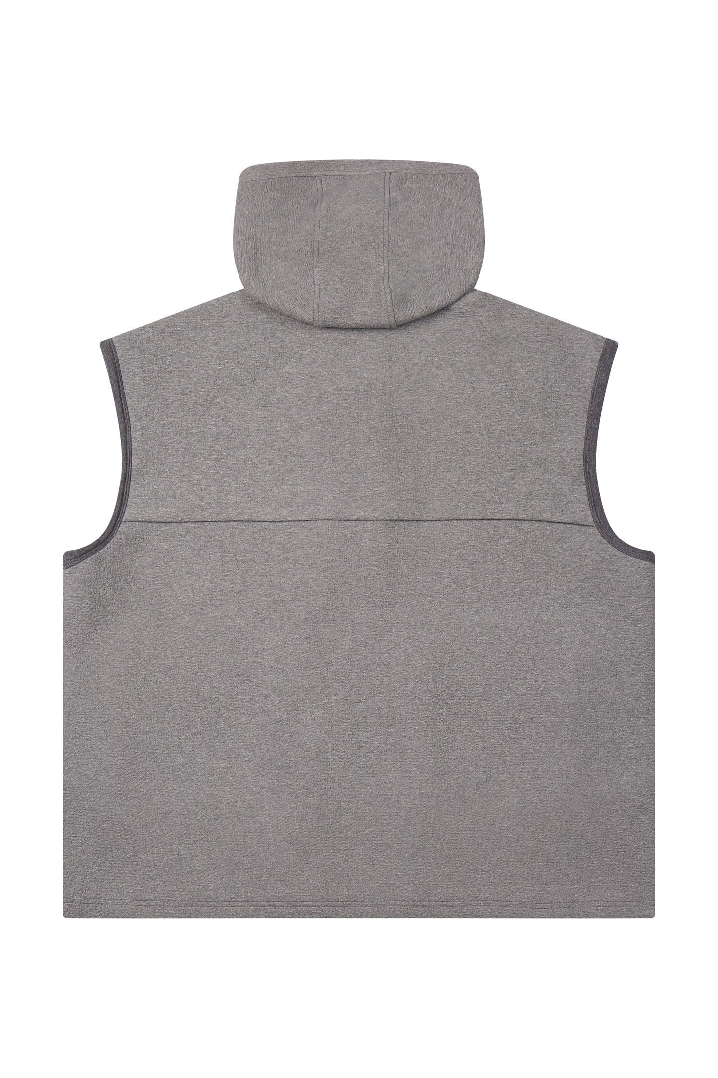 HEAVYWEIGHT HOODED VEST WITH UTILITY POCKETS