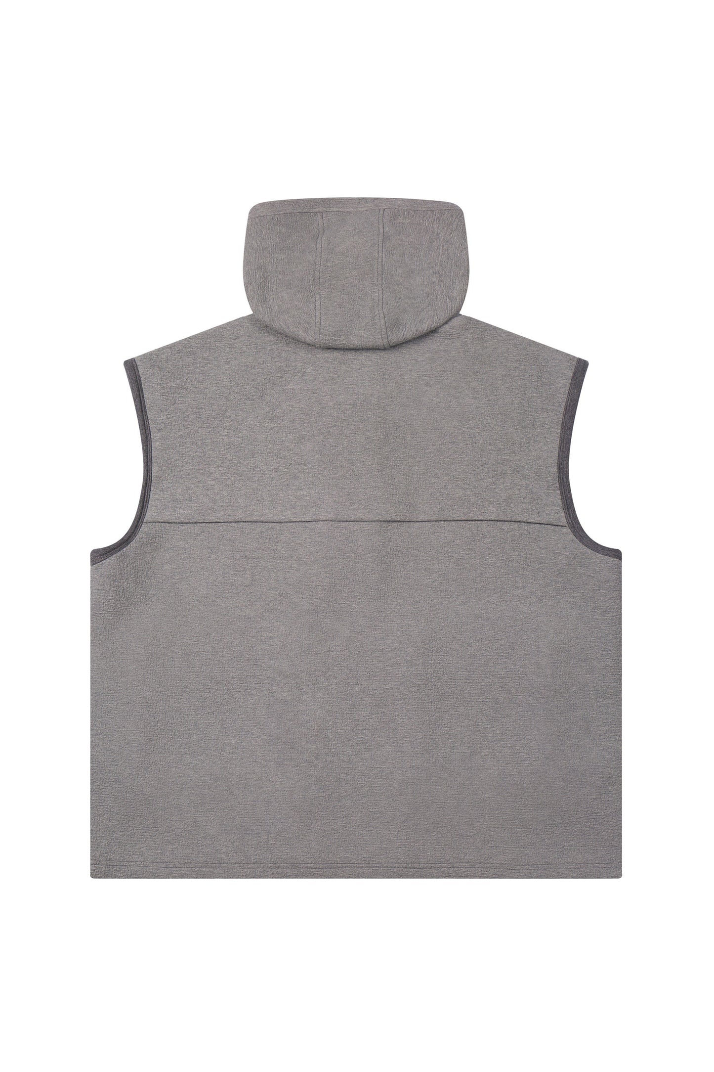 HEAVYWEIGHT HOODED VEST WITH UTILITY POCKETS