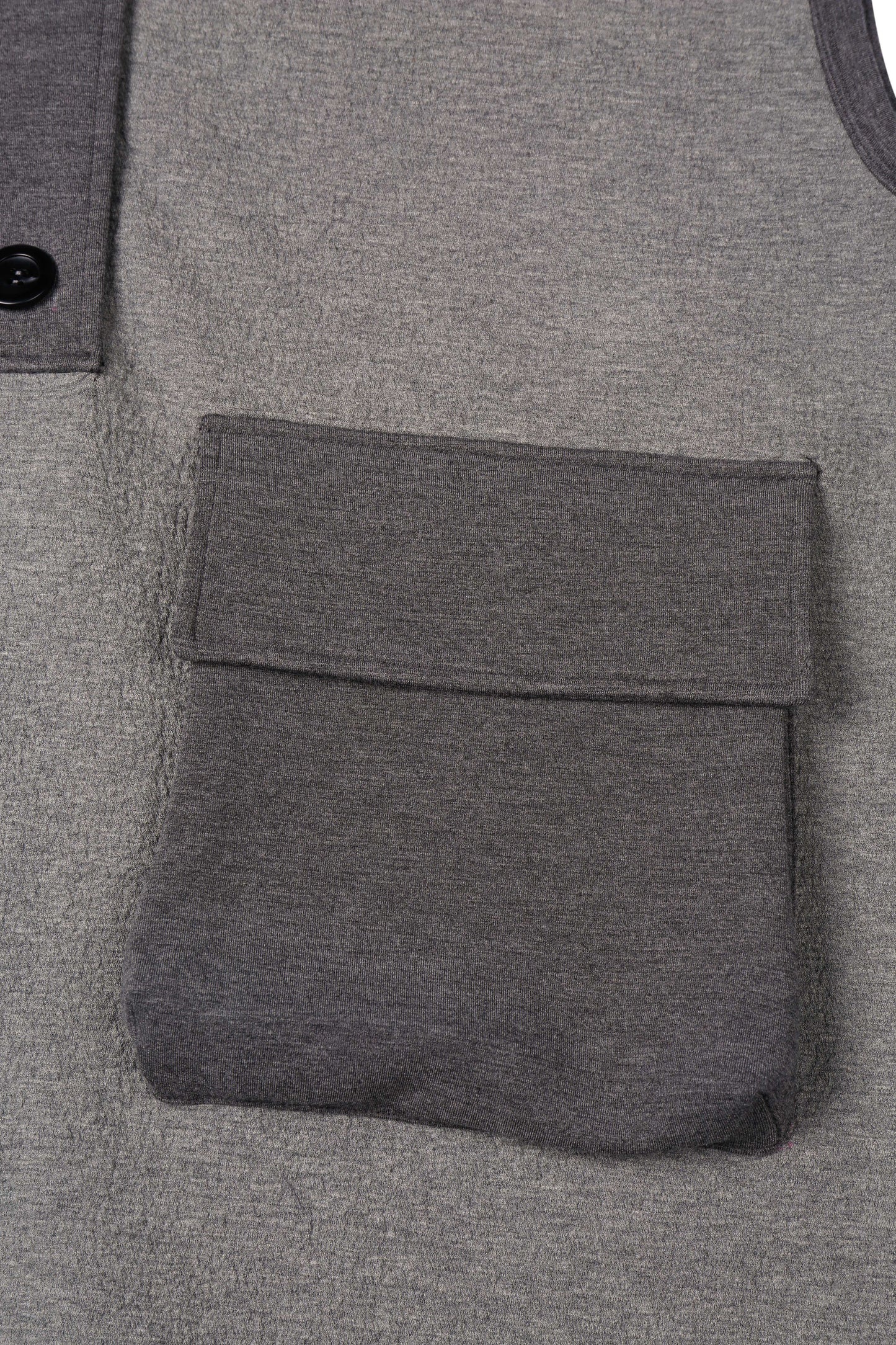 HEAVYWEIGHT HOODED VEST WITH UTILITY POCKETS