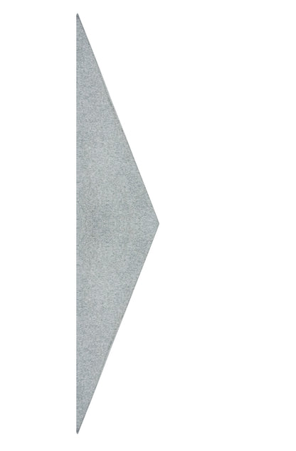 TWO-TONE REVERSIBLE WOOL  TRIANGULAR SCARF