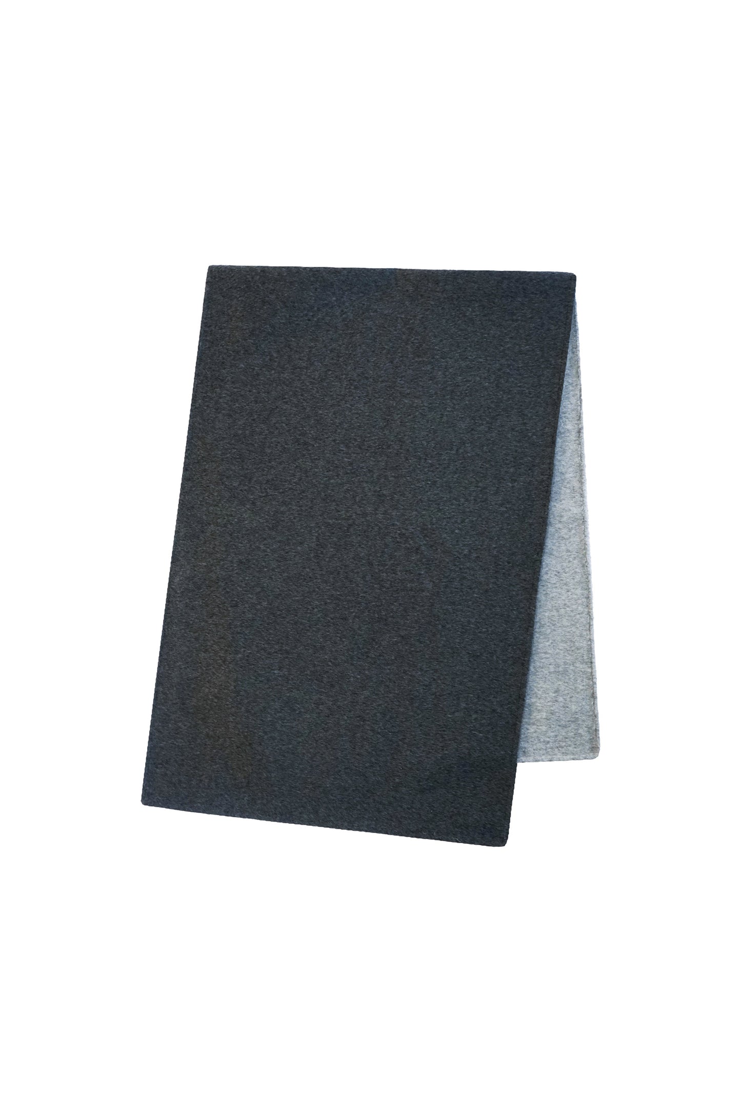 TWO-TONE REVERSIBLE WOOL RECTANGLE SCARF