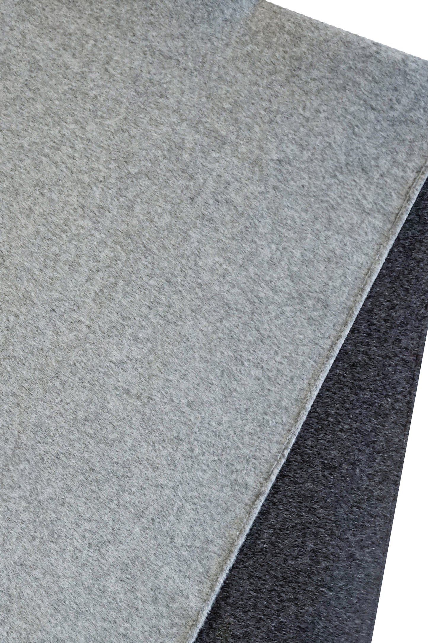 TWO-TONE REVERSIBLE WOOL RECTANGLE SCARF