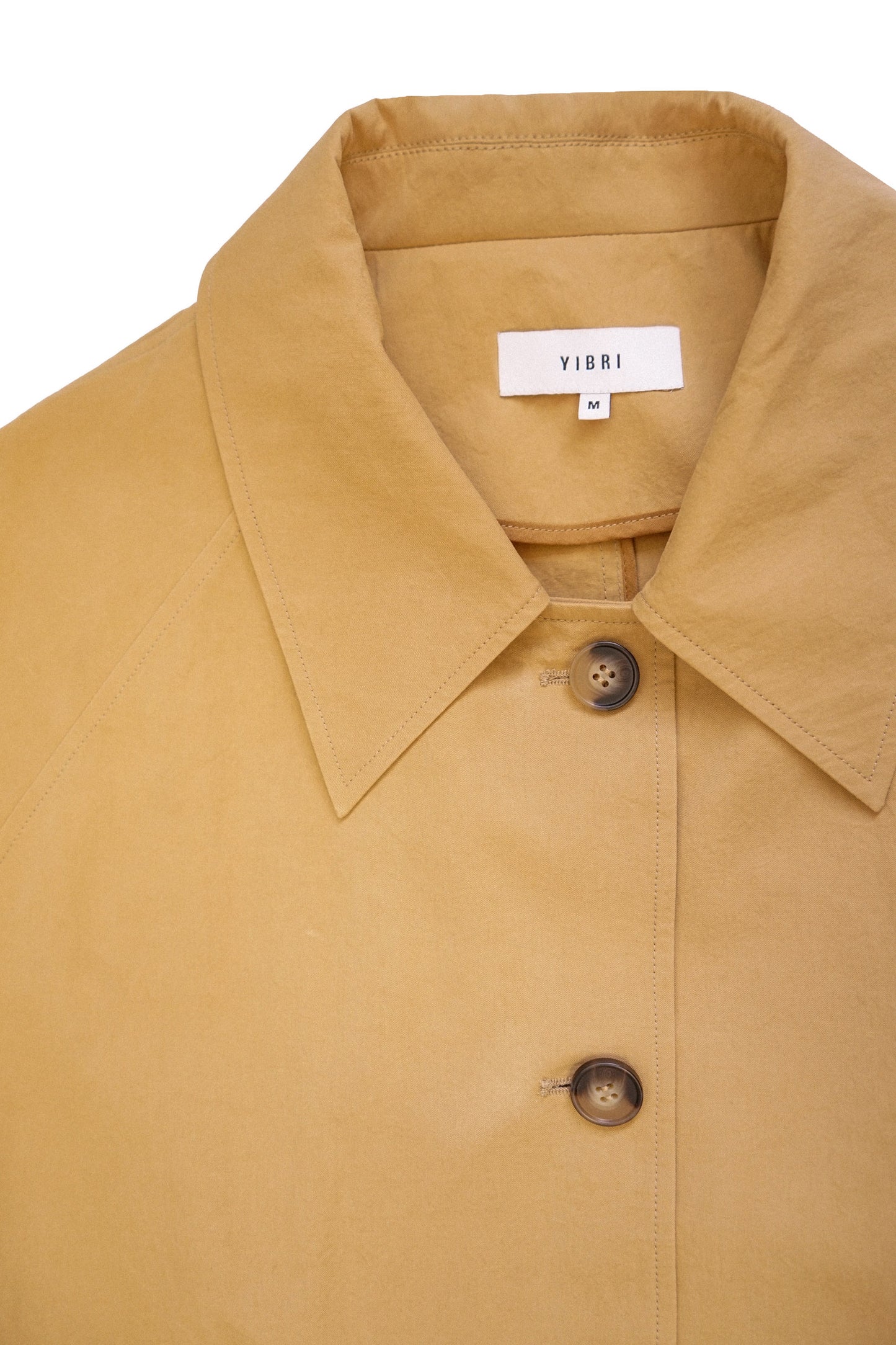 BUTTONED WAIST-TIED UTILITY JACKET