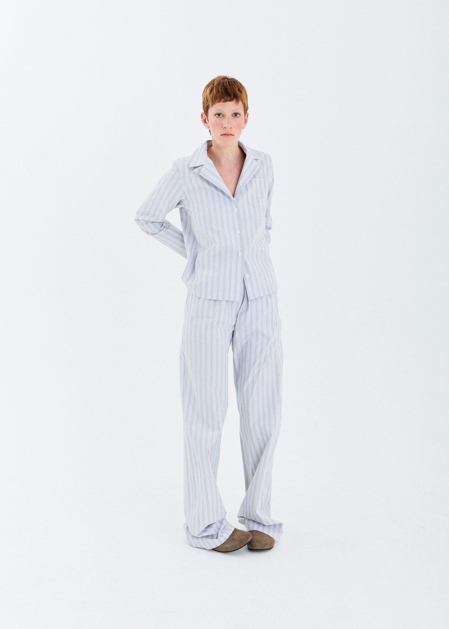 STONEWASHED STRIPED SHIRT