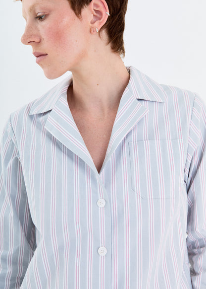 STONEWASHED STRIPED SHIRT