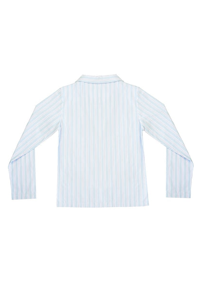 STONEWASHED STRIPED SHIRT