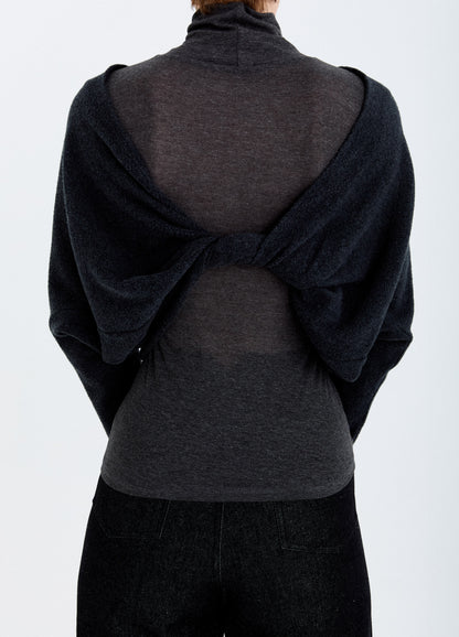 FLEECE REVERSIBLE TWISTED TOP