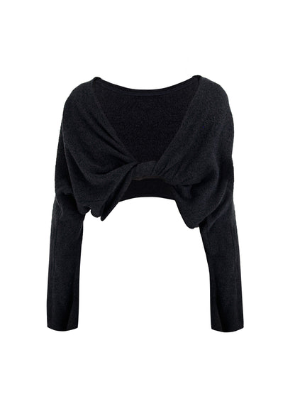 FLEECE REVERSIBLE TWISTED TOP