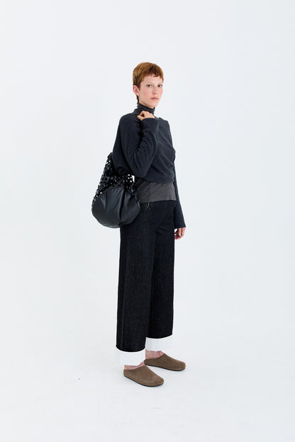 STONEWASHED SAILOR TROUSERS