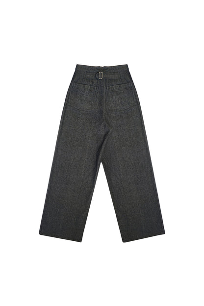 STONEWASHED SAILOR TROUSERS