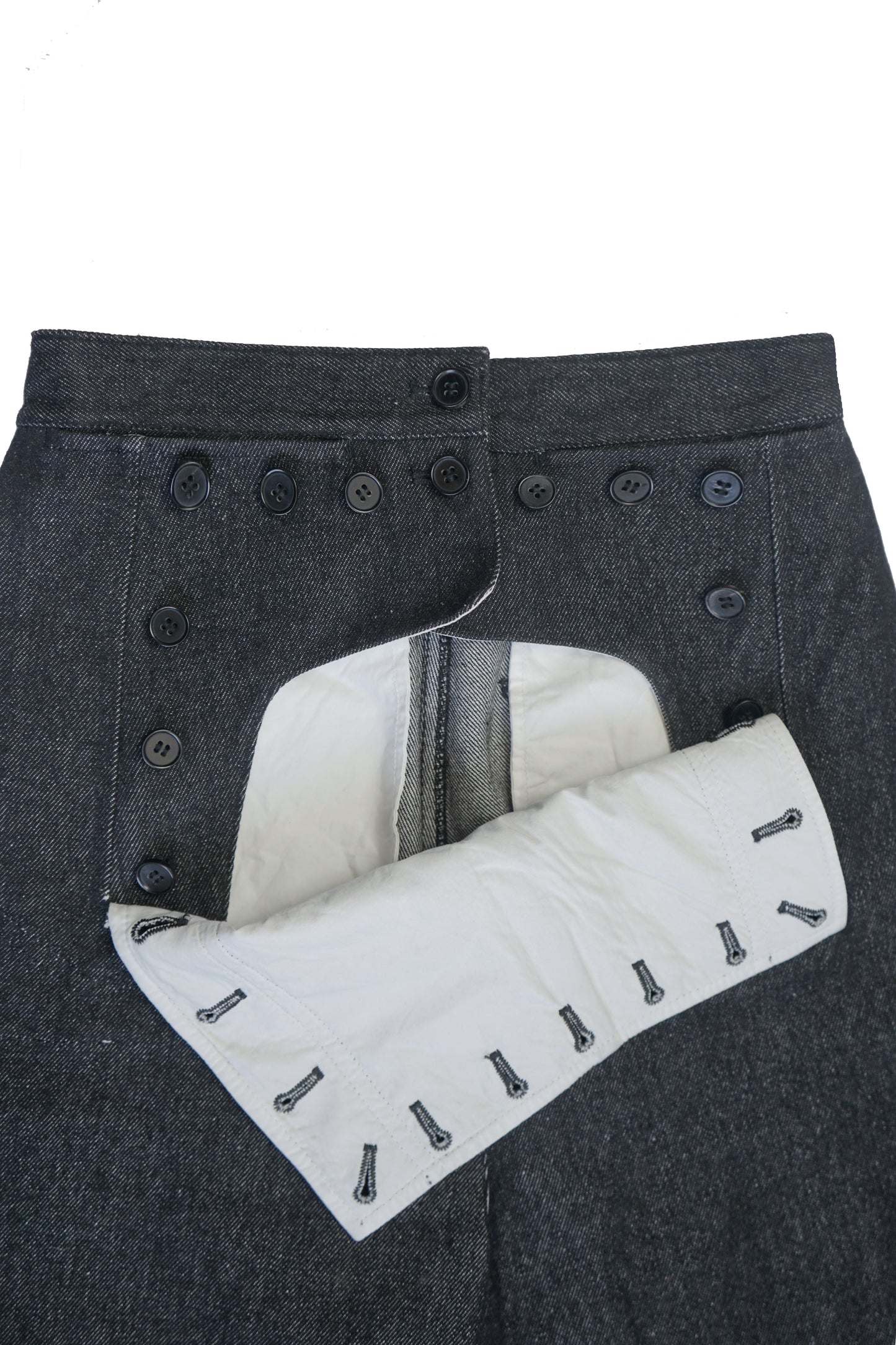 STONEWASHED SAILOR TROUSERS