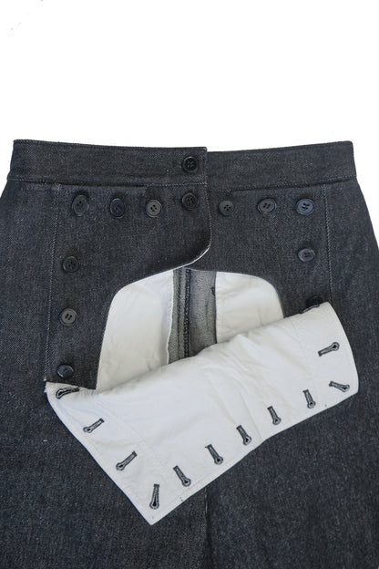 STONEWASHED SAILOR TROUSERS