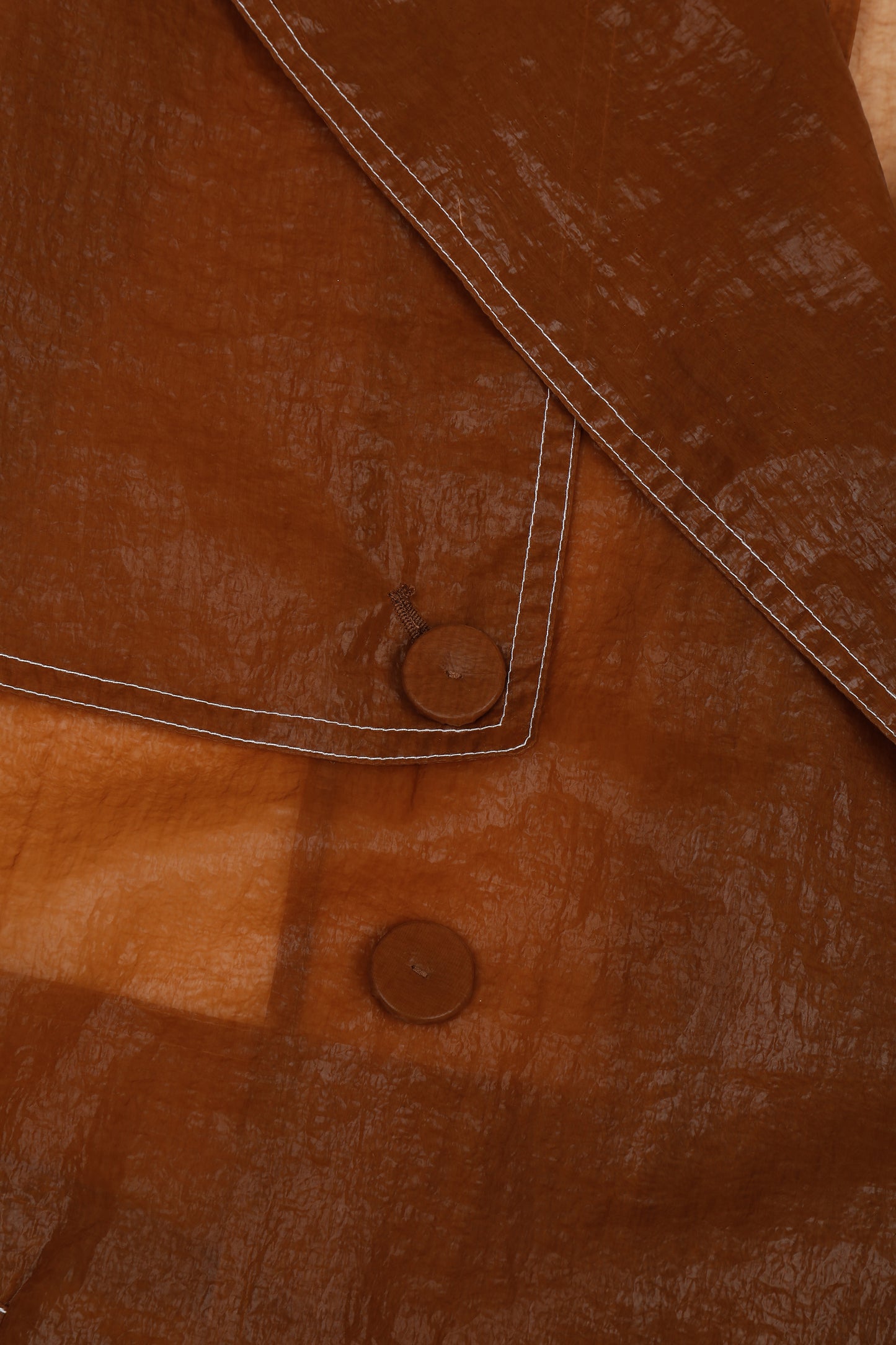 SHEER NYLON TRENCH COAT