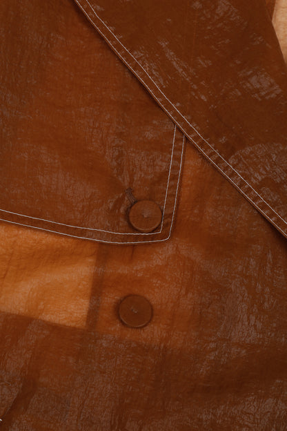 SHEER NYLON TRENCH COAT