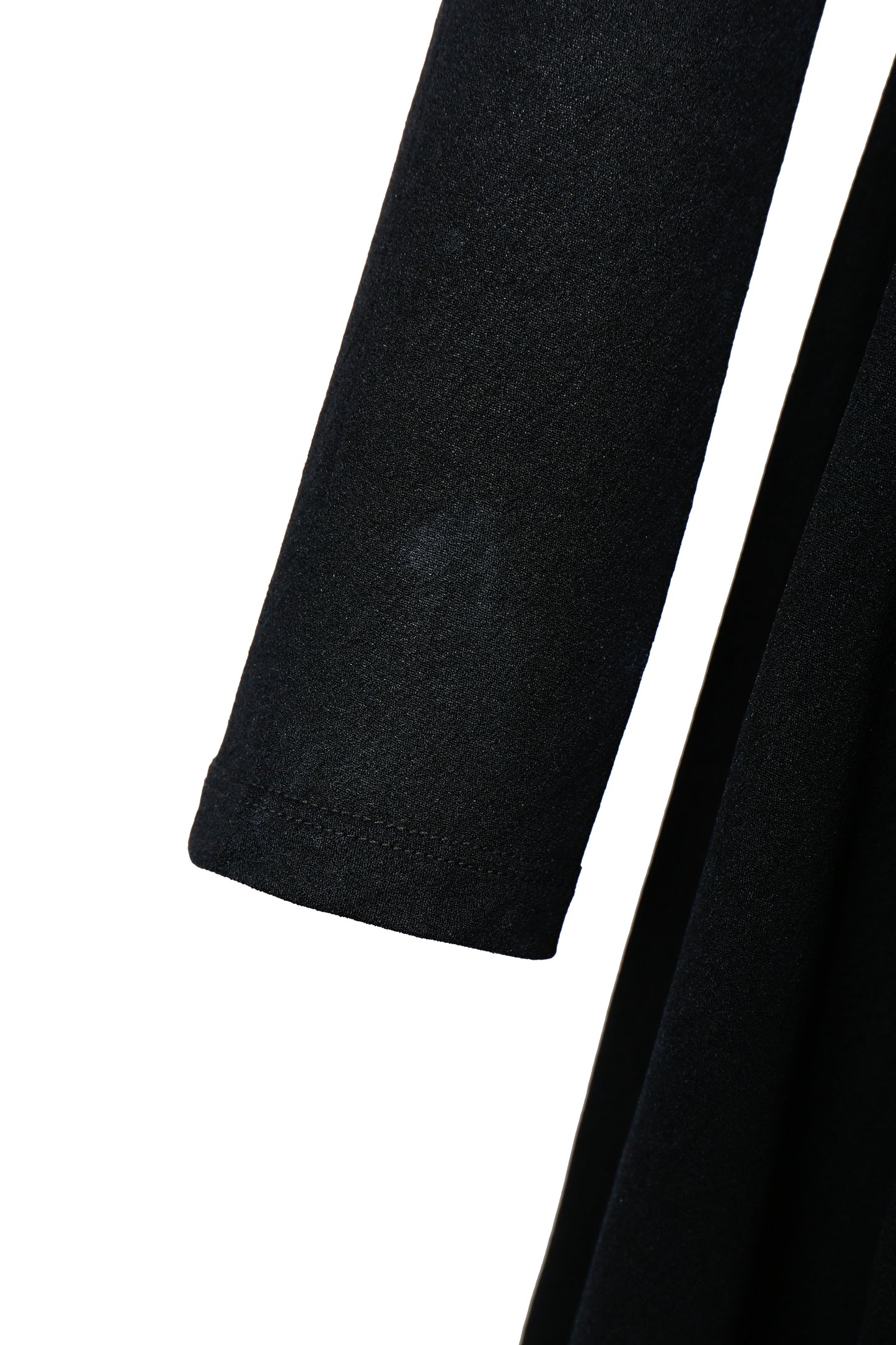 LONG SLEEVE FITTED KNIT DRESS WITH TWISTED DETAILS