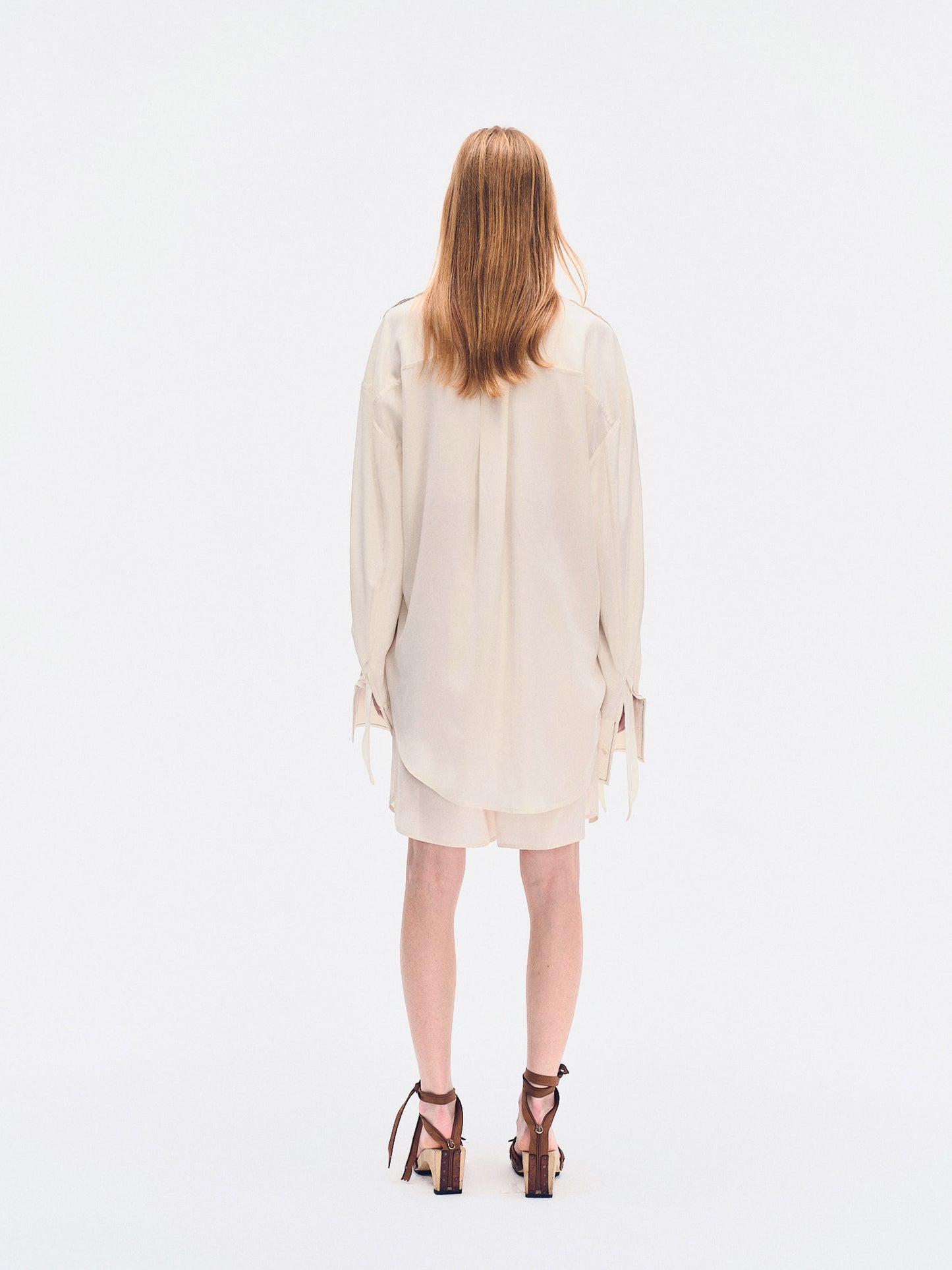 TWO-TONE OVERSIZED UTILITY SHIRT