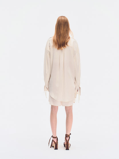 TWO-TONE OVERSIZED UTILITY SHIRT