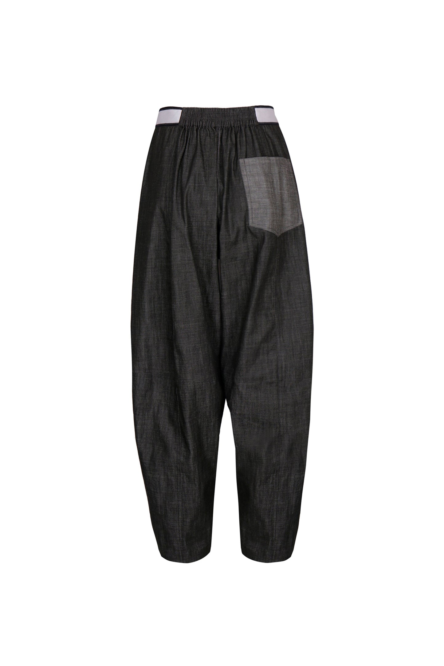 BARREL DENIM TROUSERS