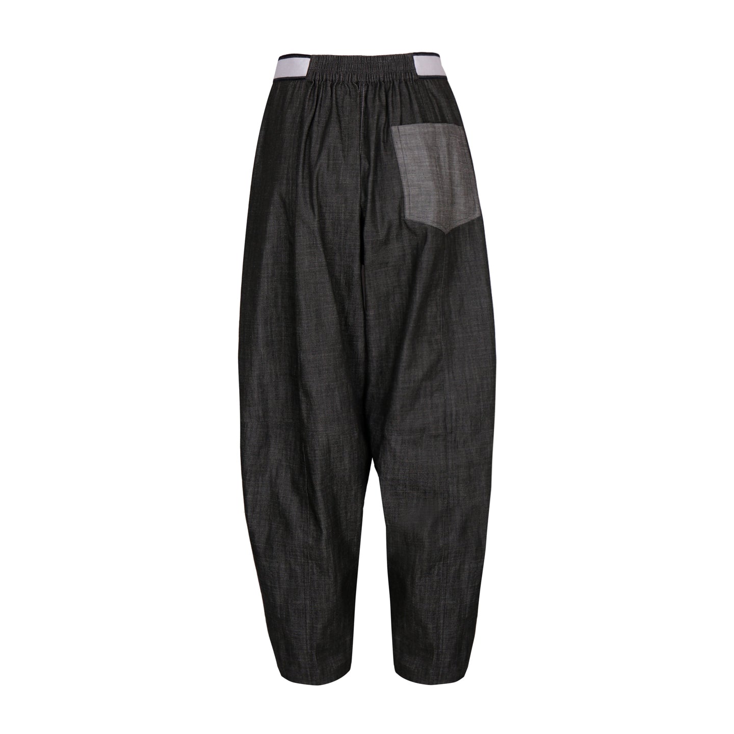 BARREL DENIM TROUSERS
