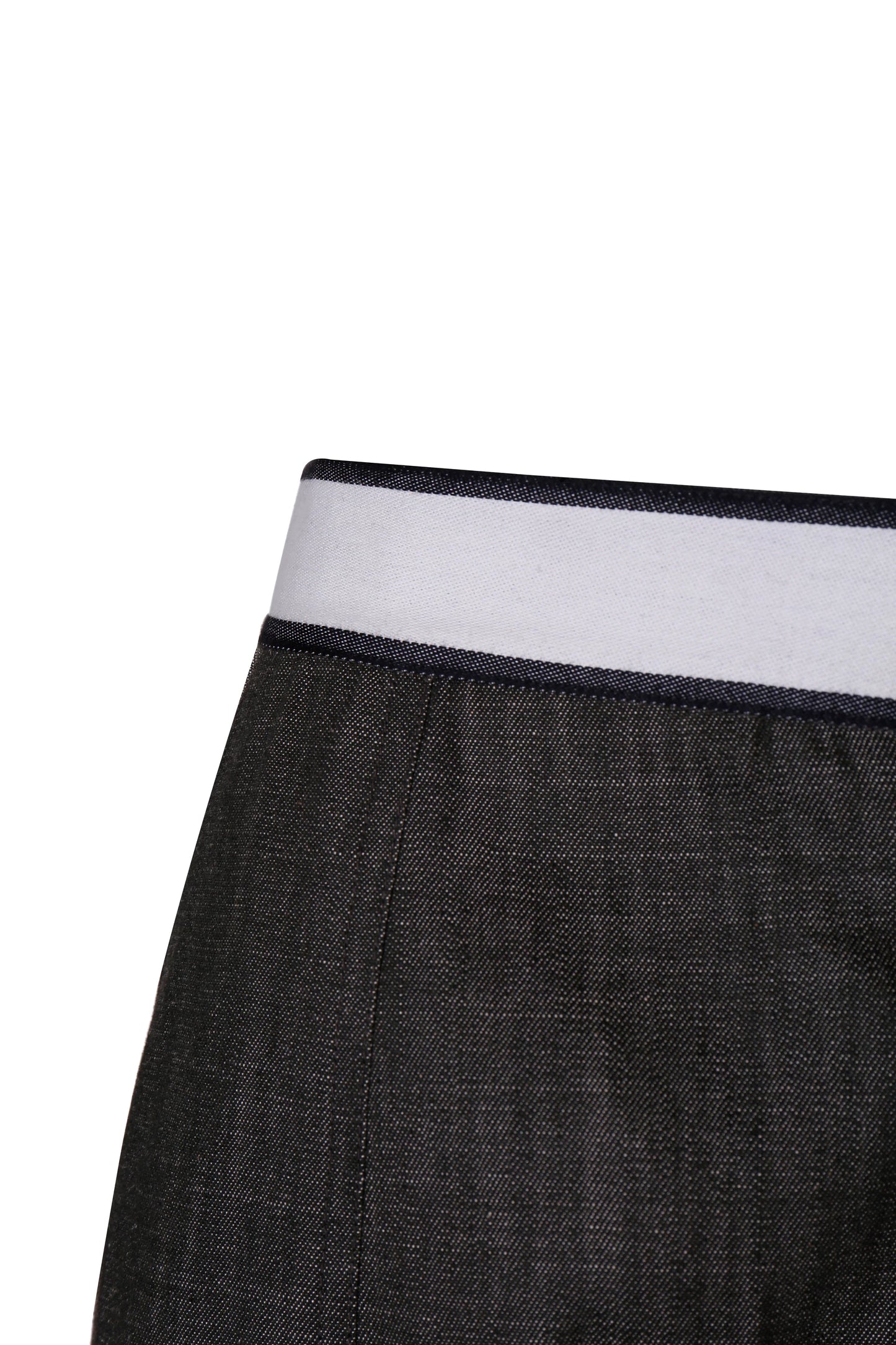 VOLUME DENIM TROUSERS
