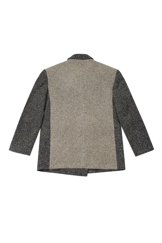 DOUBL FACE DOUBLE BREASTED WOOL COAT