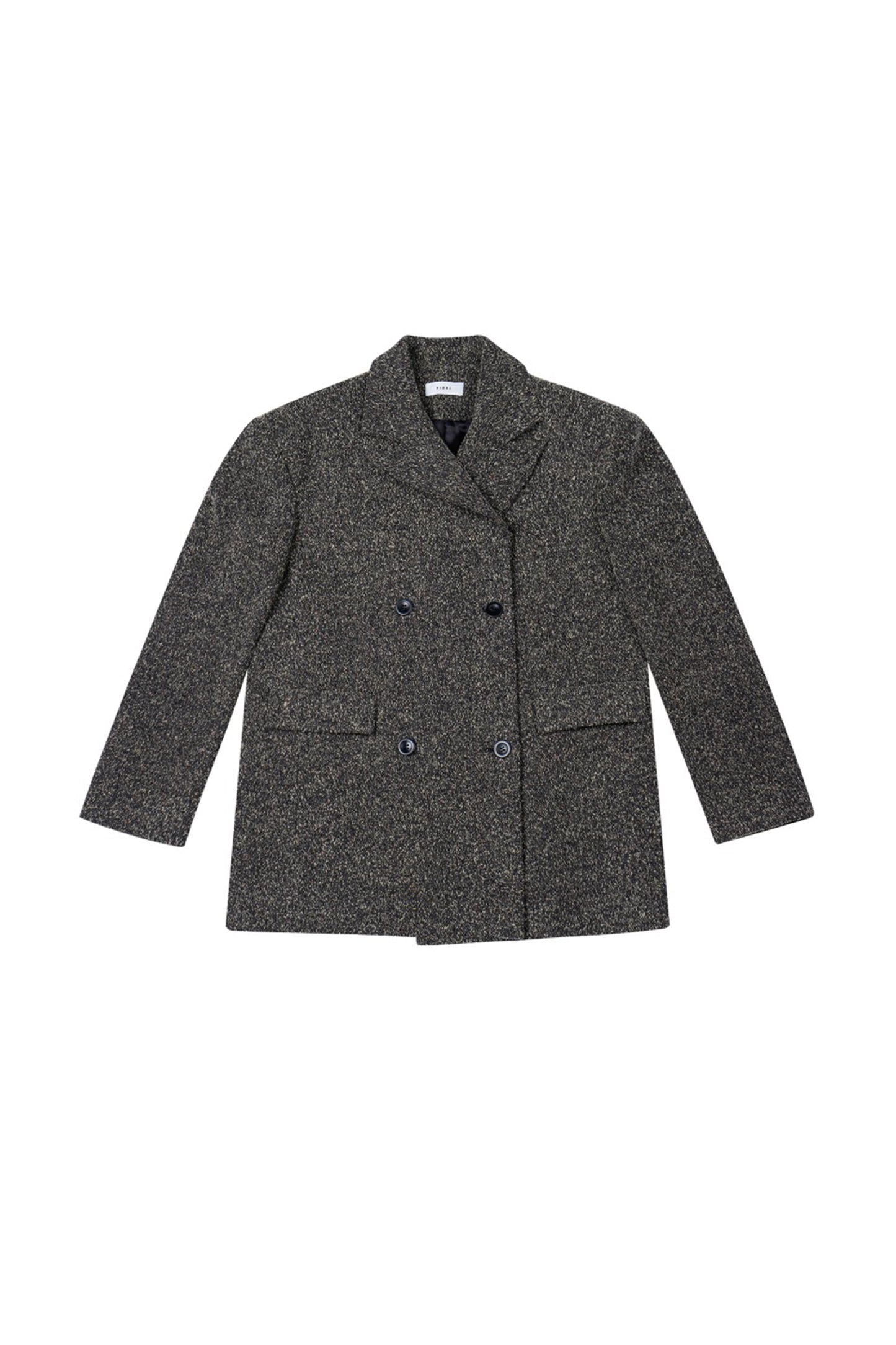 DOUBL FACE DOUBLE BREASTED WOOL COAT